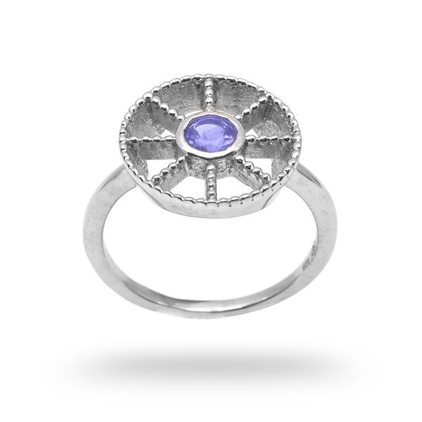 Bague tanzanite argent Zia